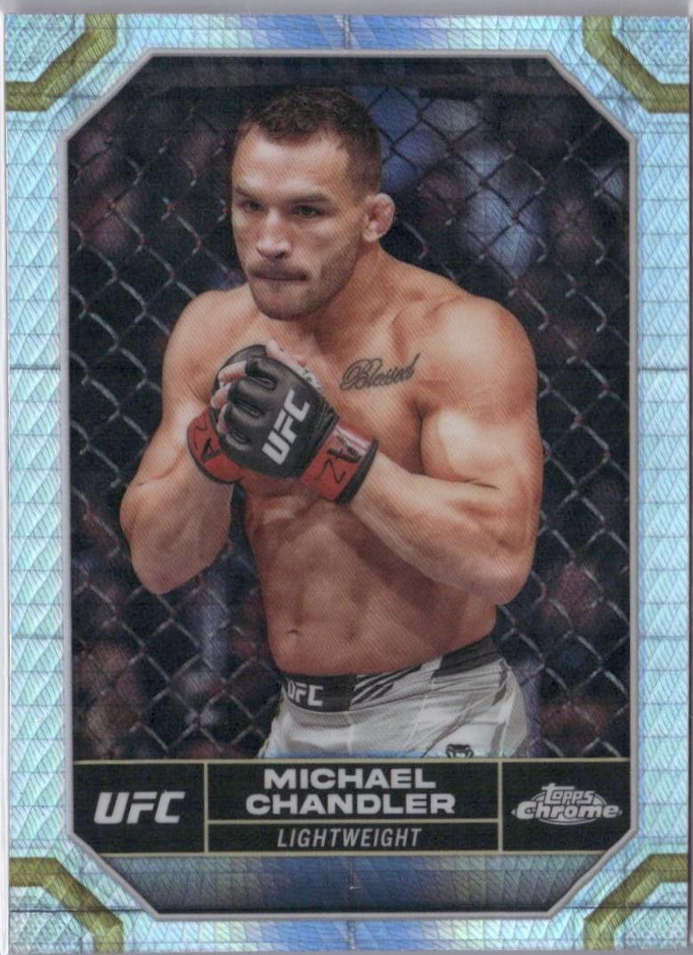 Michael Chandler 2024 Topps Chrome UFC Base #136 Prism Refractor