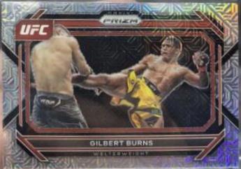 Gilbert Burns 2023 Panini Prizm UFC Base #42 Mojo
