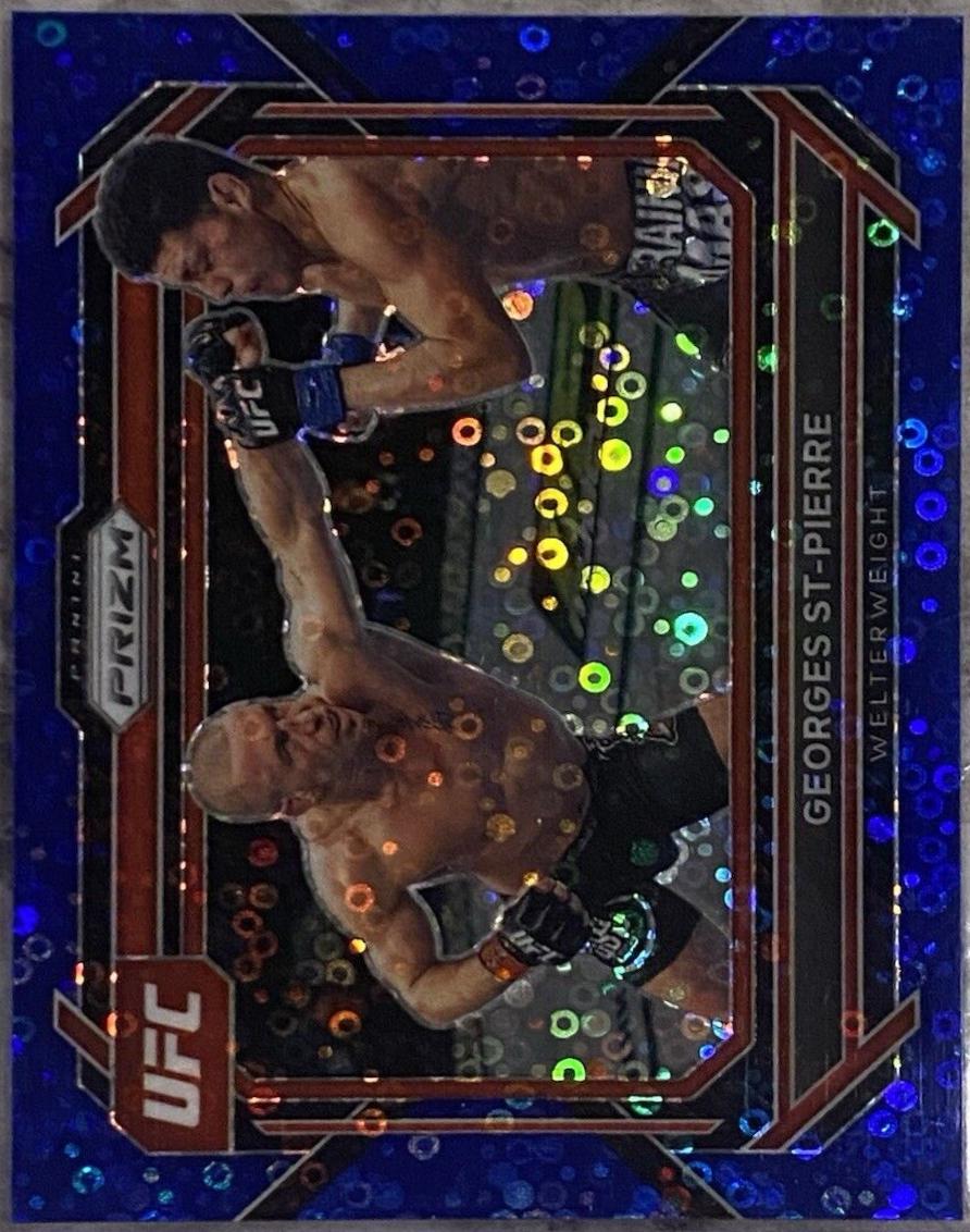 Georges St-Pierre 2023 Panini Prizm Under Card UFC Base #32 Red