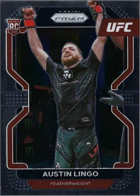 Austin Lingo 2022 Panini Prizm UFC Base #109 Black