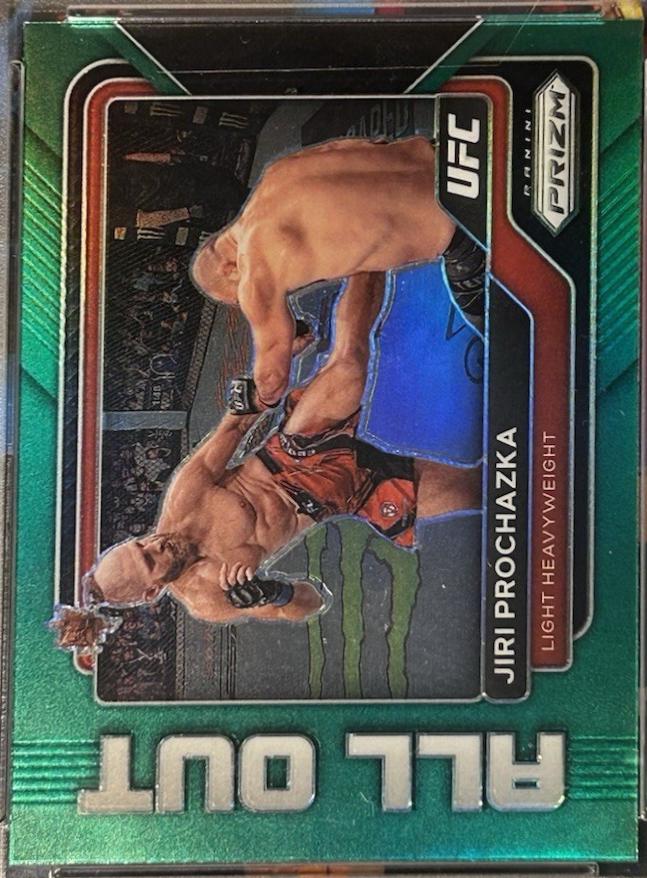 Jiri Prochazka 2023 Panini Prizm UFC All Out #14 Green