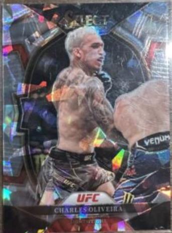 Charles Oliveira 2023 Panini Select UFC Mezzanine #354 Cracked Ice