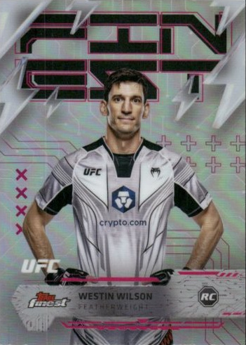 Westin Wilson 2025 Topps Finest UFC Base Rare #223 Checkerboard Refractor