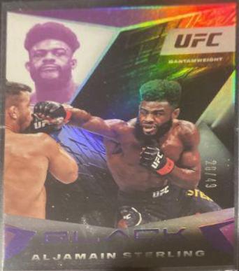 Aljamain Sterling 2021 Panini Chronicles UFC Base XR #197 Purple