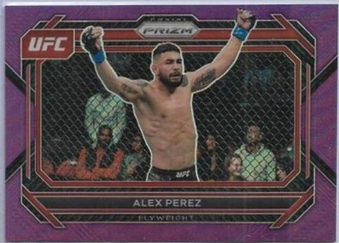 Alex Perez 2023 Panini Prizm UFC Base #26 Purple