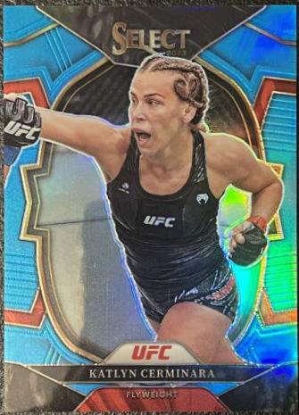 Katlyn Cerminara 2023 Panini Select UFC Concourse #57 Light Blue