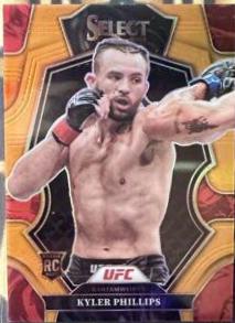 Kyler Phillips 2023 Panini Select UFC Premier Level #126 Orange