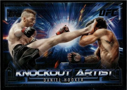 Dan Hooker 2025 Topps Knockout UFC Knockout Artists #KA-14 Platinum