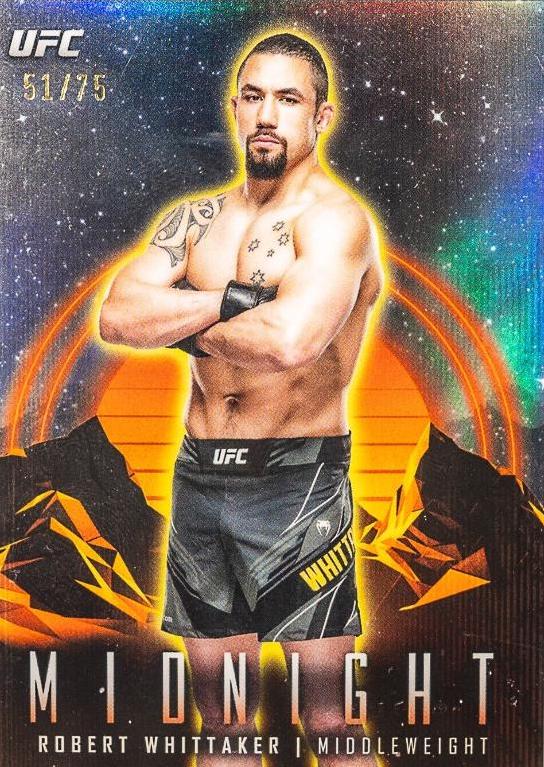 Robert Whittaker 2024 Topps Midnight UFC Base #4 Dusk