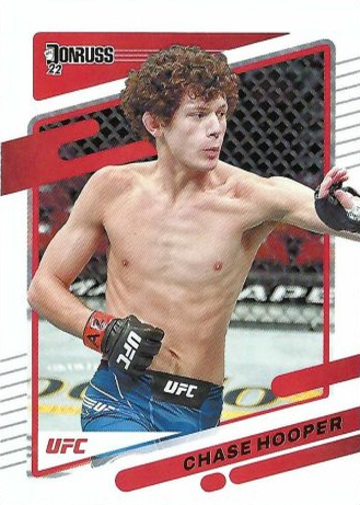 Chase Hooper 2022 Panini Donruss UFC Base #186 Teal
