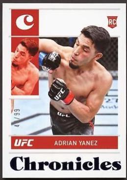 Adrian Yanez 2022 Panini Chronicles UFC Base Chronicles #78 Blue