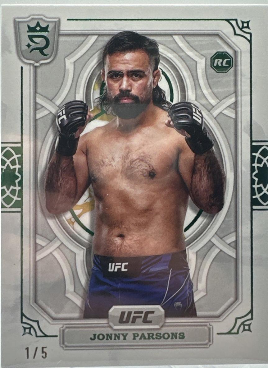 Jonny Parsons 2024 Topps Royalty UFC Base #81 Green