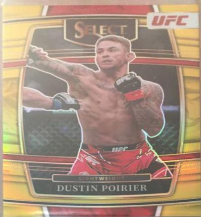 Dustin Poirier 2022 Panini Select UFC Mezzanine #382 Gold