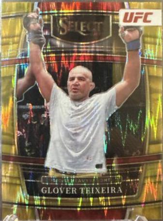 Glover Teixeira 2022 Panini Select UFC Concourse #17 Gold Flash