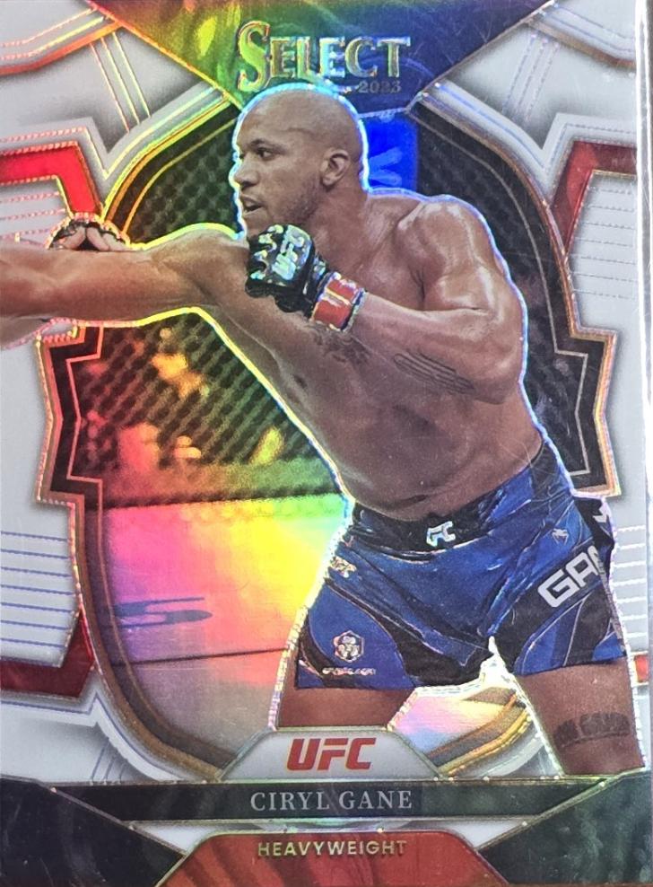 Ciryl Gane 2023 Panini Select UFC Concourse #95 White
