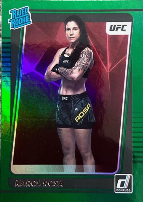 Karol Rosa 2022 Panini Donruss UFC Base #217 Green