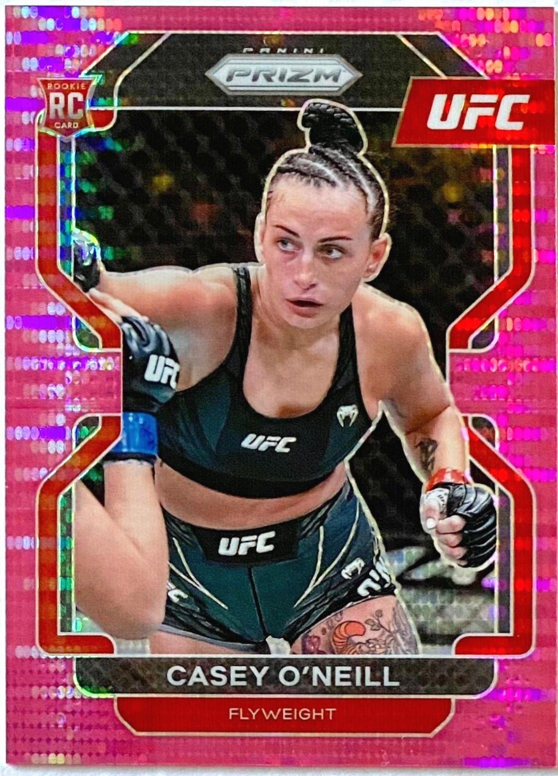 Casey O'Neill 2022 Panini Prizm UFC Base #179 Pink Pulsar