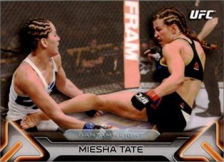 Miesha Tate 2016 Topps UFC Knockout Base #81 Gold