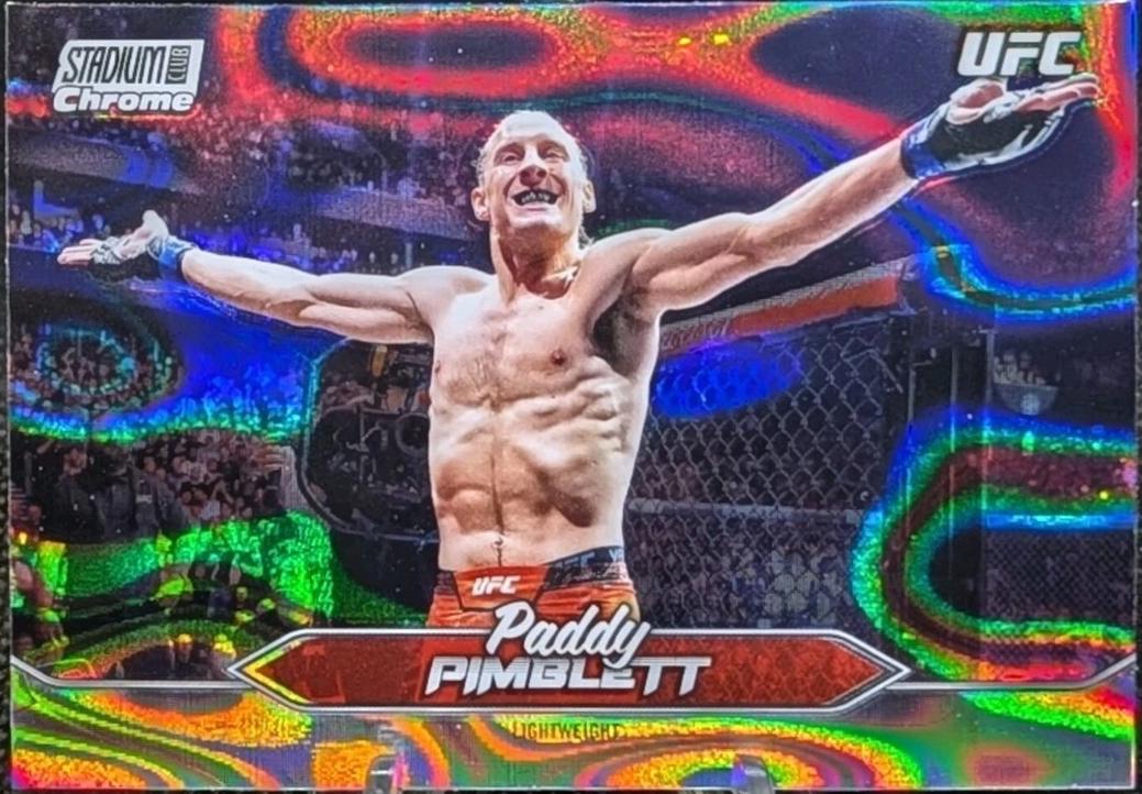 Paddy Pimblett 2025 Topps Stadium Club UFC Base Chrome #C-194 Lava