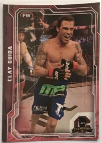 Clay Guida 2014 Topps UFC Champions Base #158 Red