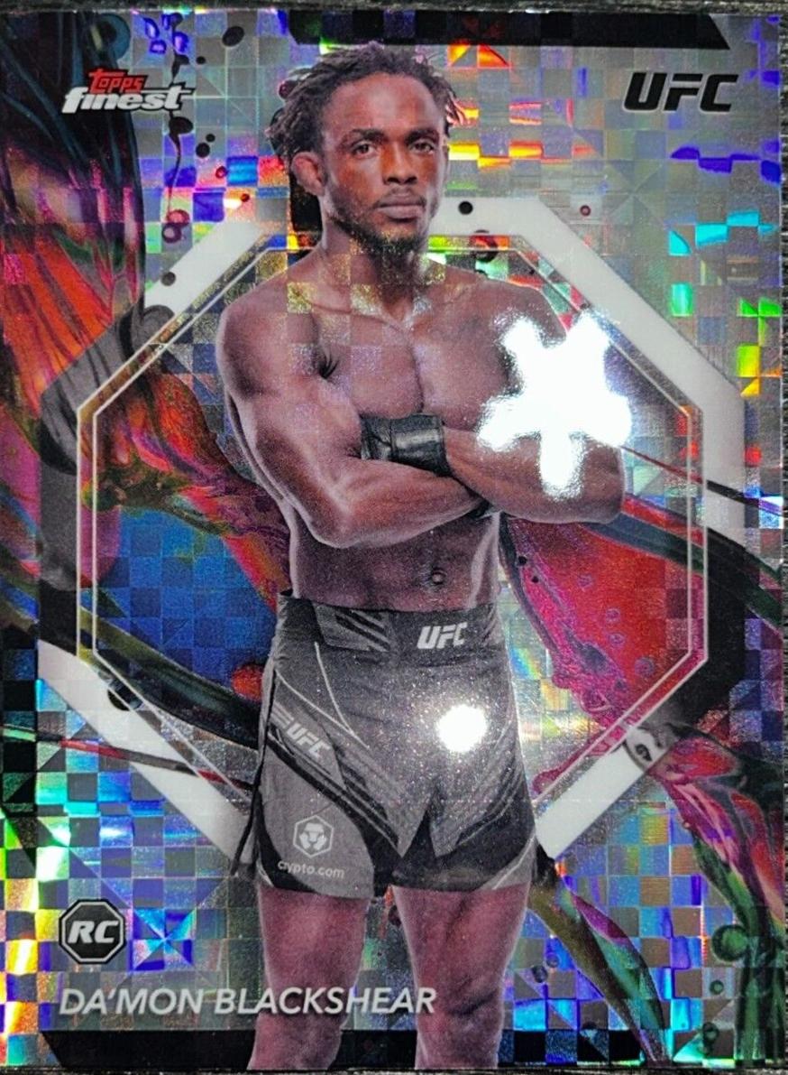 Da'Mon Blackshear 2024 Topps Finest UFC Base Common #29 Checkerboard Refractor