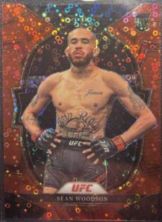 Sean Woodson 2023 Panini Select UFC Concourse #23 Red Disco