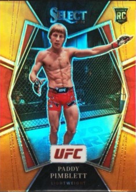 Paddy Pimblett 2022 Panini Select UFC Premier Level #167 Orange
