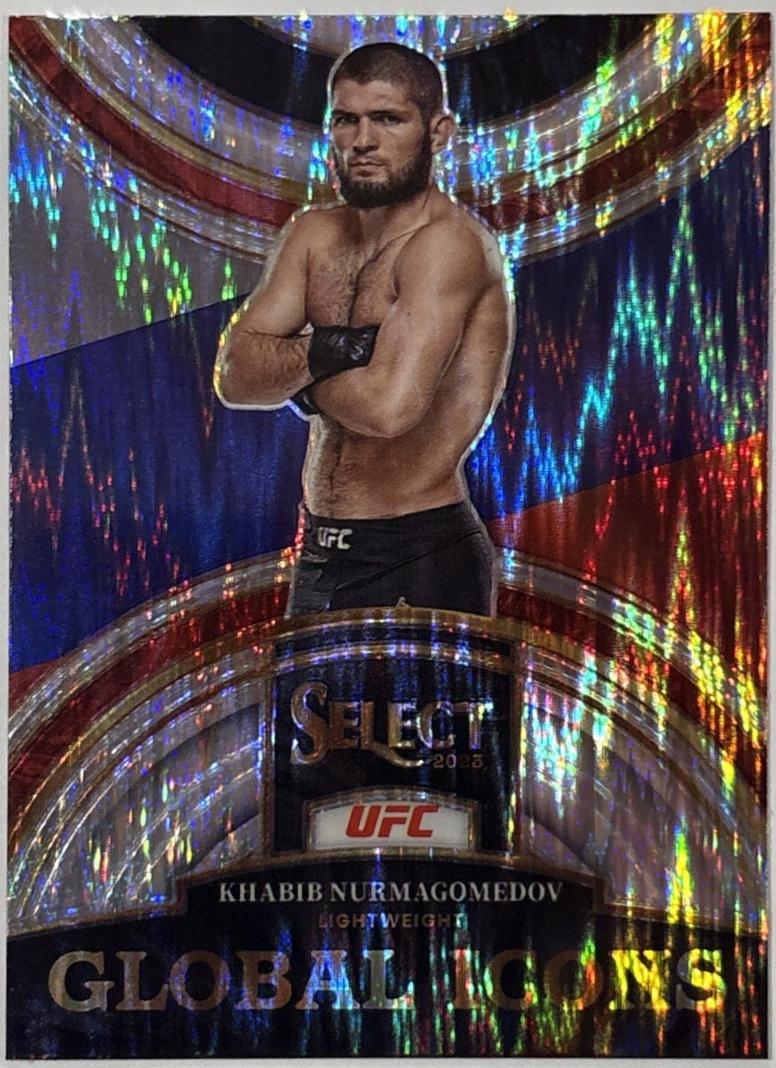 Khabib Nurmagomedov 2023 Panini Select UFC Global Icons #23 Flash