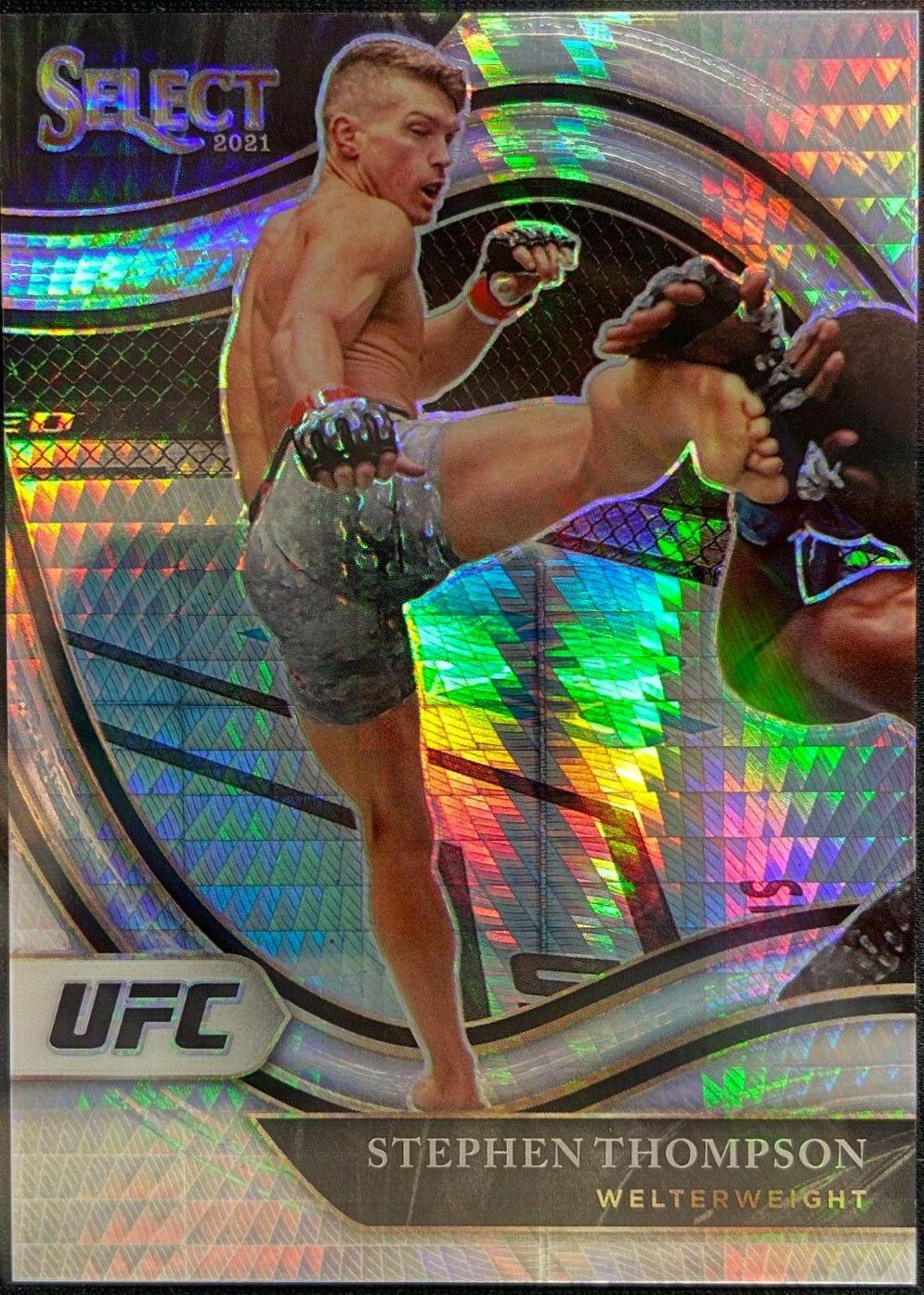 Stephen Thompson 2021 Panini Select UFC Octagonside #217 Lucky Envelopes