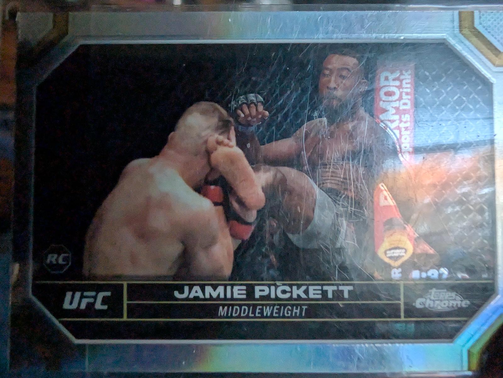 Jamie Pickett 2024 Topps Chrome UFC Base #34 Refractor