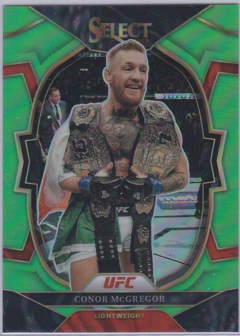 Conor McGregor 2023 Panini Select UFC Concourse #2 Neon Green