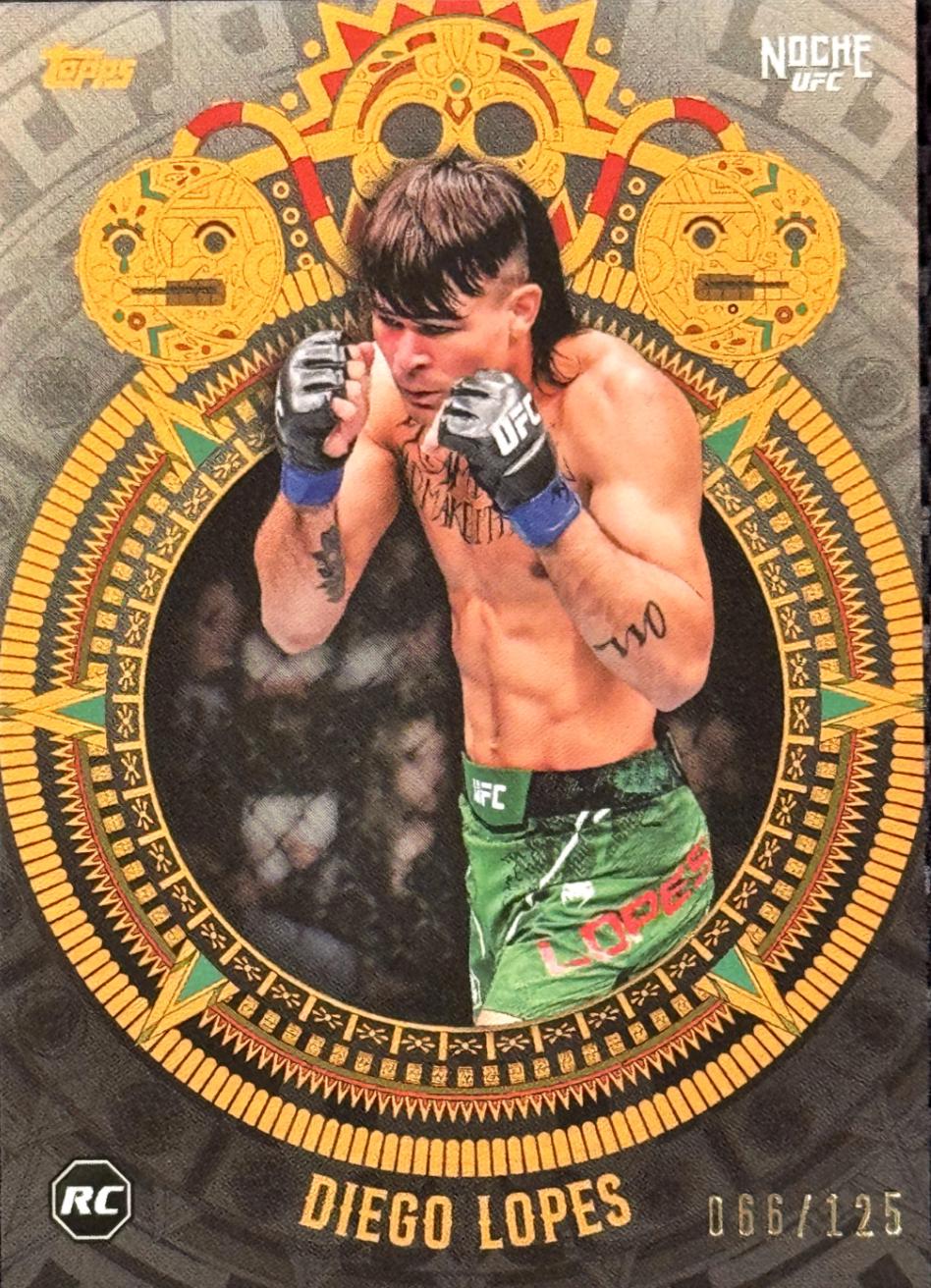 Diego Lopes 2024 Topps Noche UFC Base #6 Silver