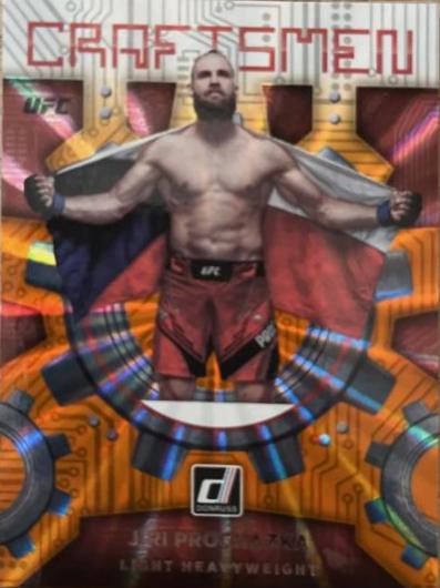 Jiri Prochazka 2022 Panini Donruss UFC Craftsmen #1 Orange