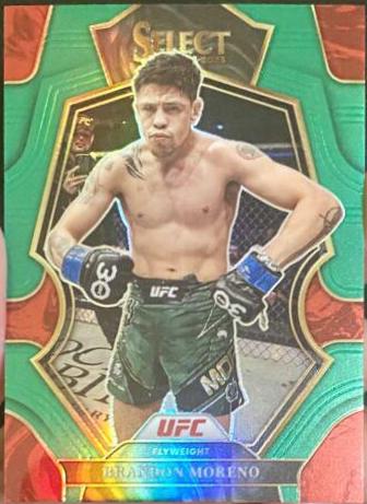 Brandon Moreno 2023 Panini Select UFC Premier Level #130 Green