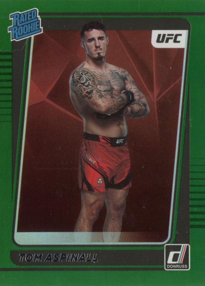Tom Aspinall 2022 Panini Donruss UFC Base #216 Green
