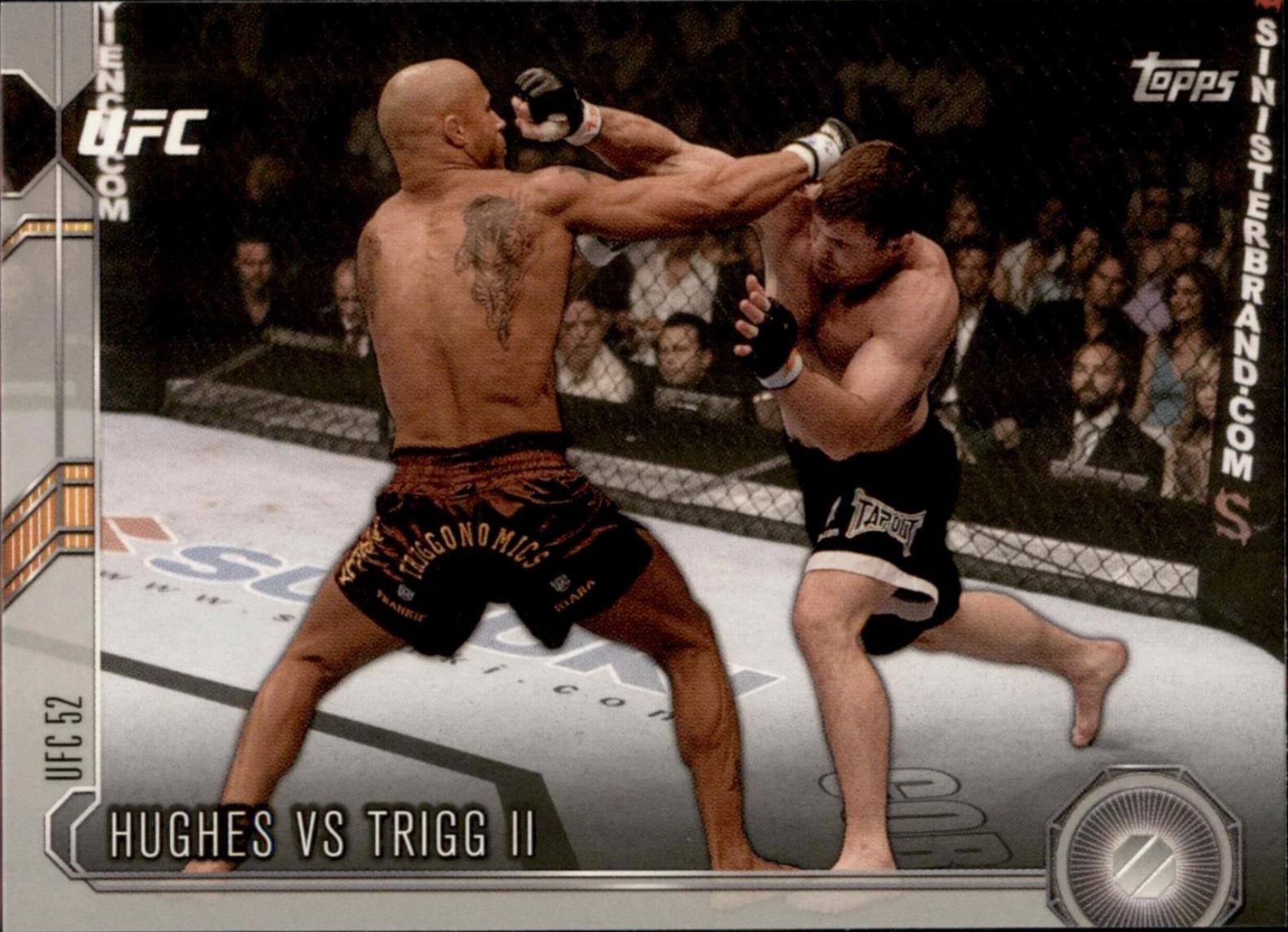 Matt Hughes / Frank Trigg 2015 Topps UFC Chronicles Base #23 Silver