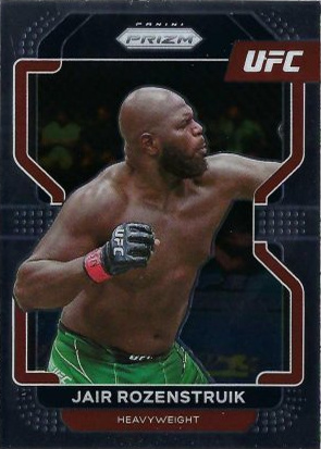 Jairzinho Rozenstruik 2022 Panini Prizm UFC Base #145 Black