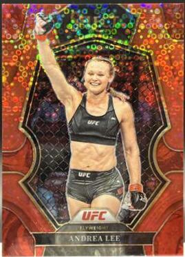 Andrea Lee 2023 Panini Select UFC Premier Level #158 Red Disco