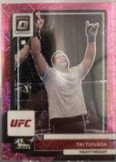 Tai Tuivasa 2023 Panini Donruss Optic UFC Base #47 Pink Velocity