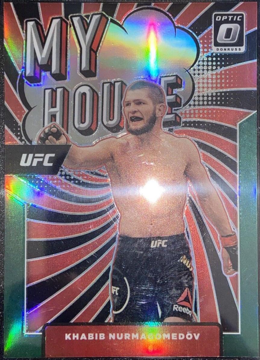 Khabib Nurmagomedov 2022 Panini Donruss Optic UFC My House #15 Green