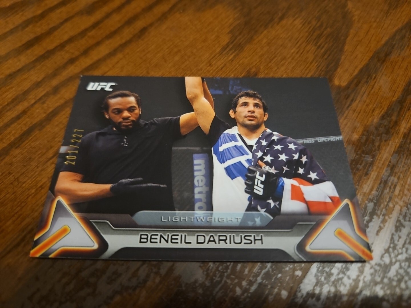 Beneil Dariush 2016 Topps UFC Knockout Base #15 Silver