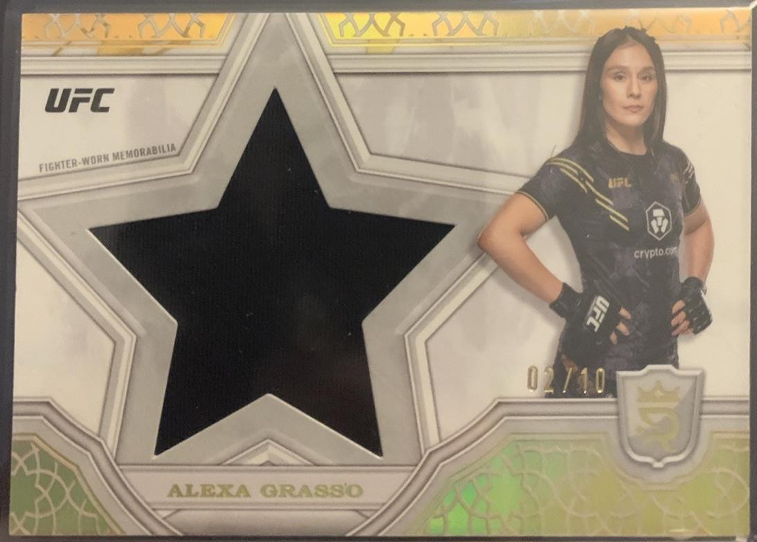 Alexa Grasso 2024 Topps Royalty UFC Star Relics #SRR-41 Gold