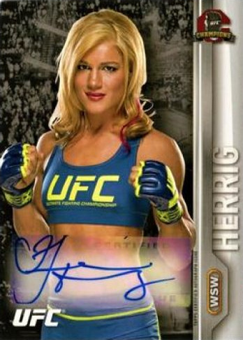 Felice Herrig 2015 Topps UFC Champions Autographs #FA-FH Platinum