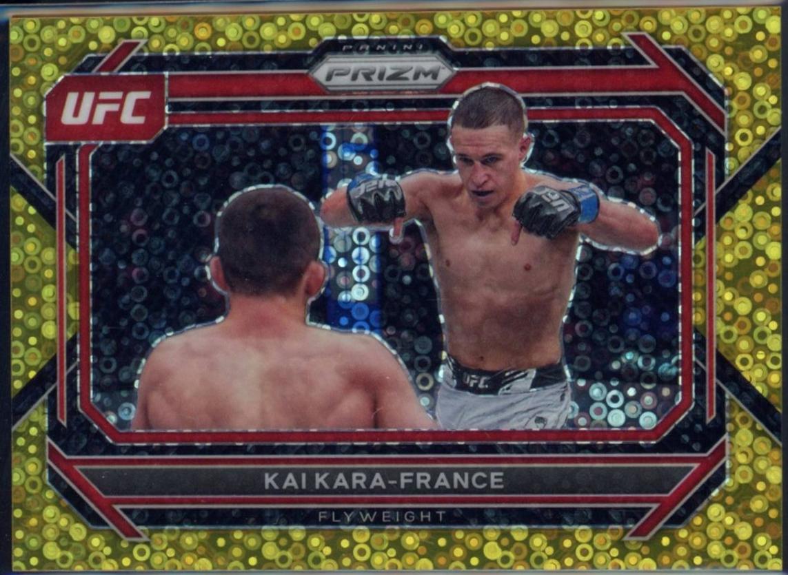 Kai Kara-France 2023 Panini Prizm Under Card UFC Base #15 Gold