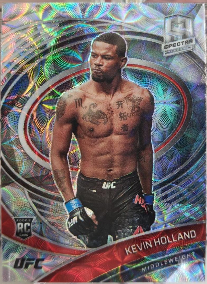 Kevin Holland 2021 Panini Chronicles UFC Base Spectra #283 Asia