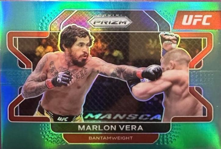 Marlon Vera 2022 Panini Prizm UFC Base #56 Teal
