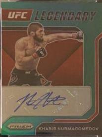 Khabib Nurmagomedov 2022 Panini Prizm UFC Legendary Signatures #3 Green