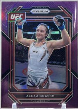 Alexa Grasso 2023 Panini Prizm UFC Base #121 Purple