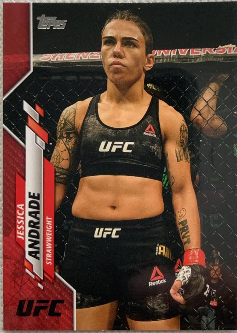 Jessica Andrade 2020 Topps UFC Base #2 Red