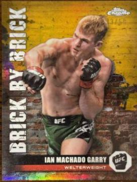 Ian Machado Garry 2024 Topps Chrome UFC Brick by Brick #BYB-7 Gold Refractor